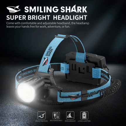 هدلایت smiling shark