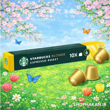 کپسول قهوه Starbucks Blonde Espresso Roast با شدت 6