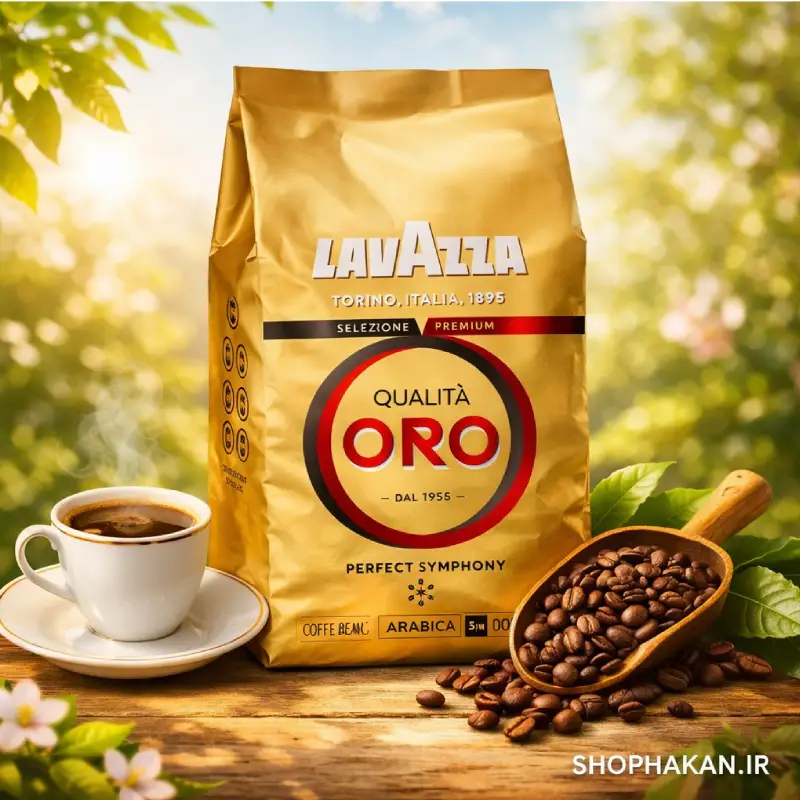 دانه قهوه Lavazza Qualità Oro 100% Arabica دانه قهوه Lavazza Qualità Oro 100% Arabica - تصویر 1