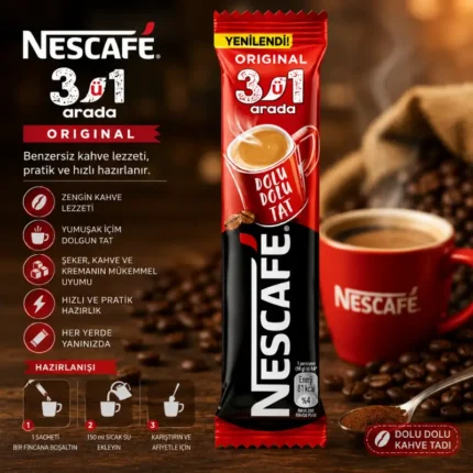 نسکافه NESCAFÉ 3in1 Original - تصویر 3
